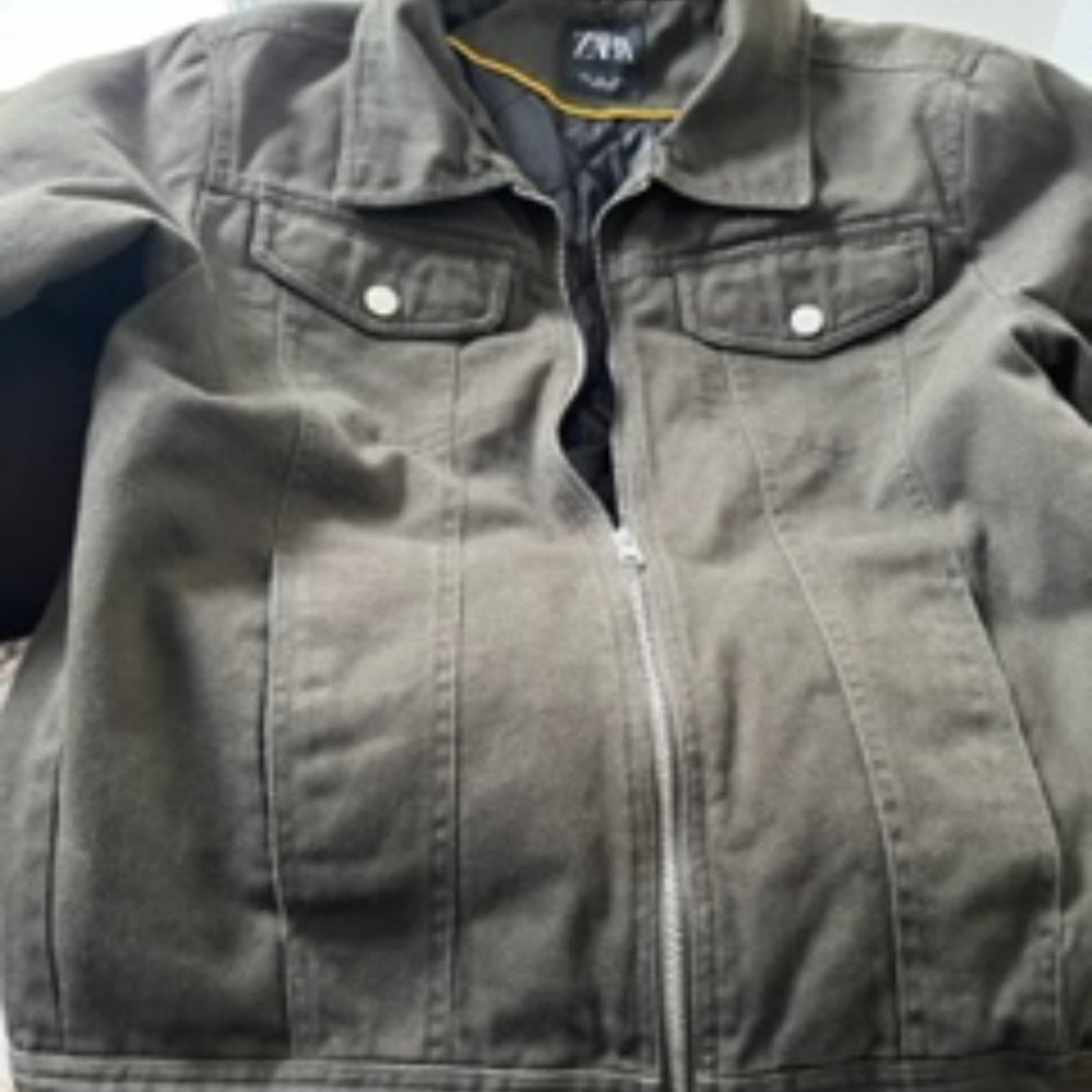 ZARA Boxy Fit Denim Jacket